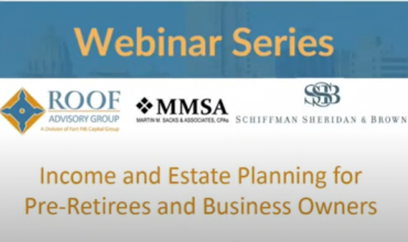 income and estate planning webinar series