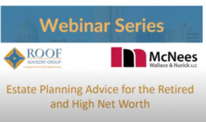 estate planning advice webinar series