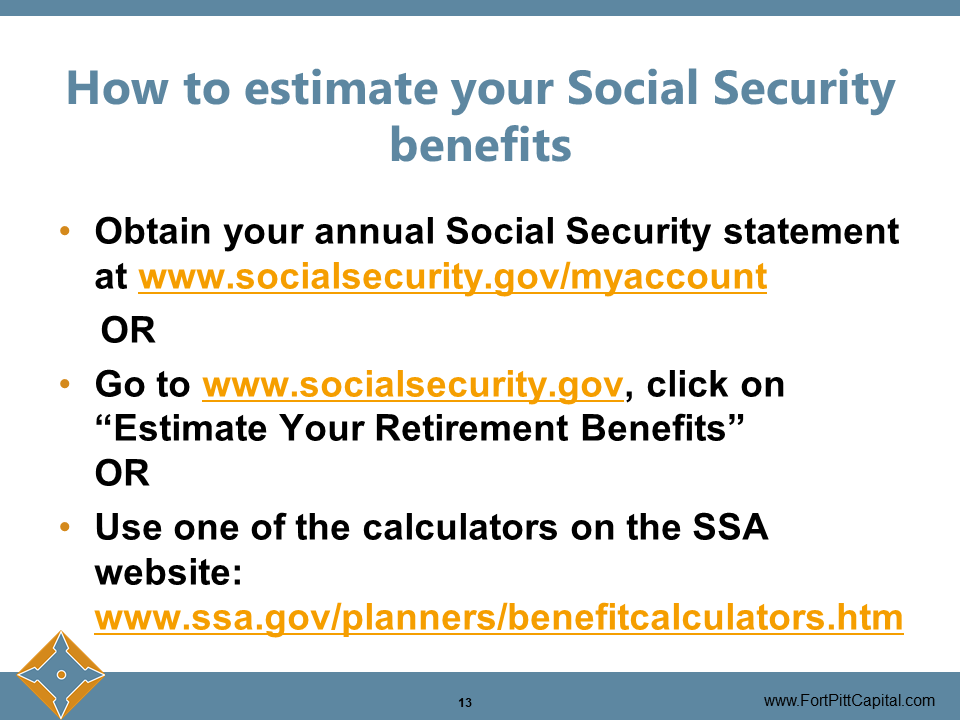 How to Estimate Your Social Security Benefits