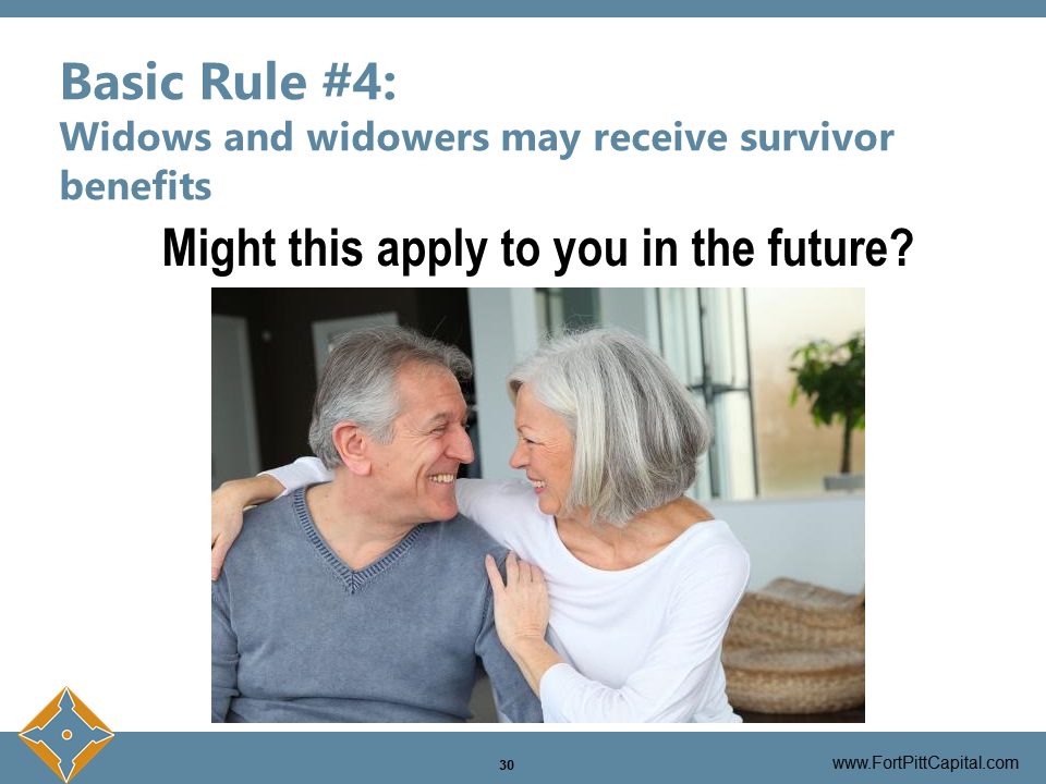 Widow And Widowers May Receive Survivor Benefits