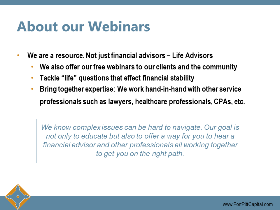 About Our Webinars