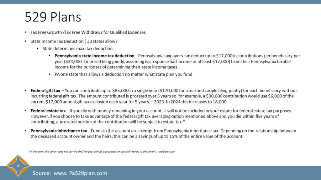 PA 529 Plan Information